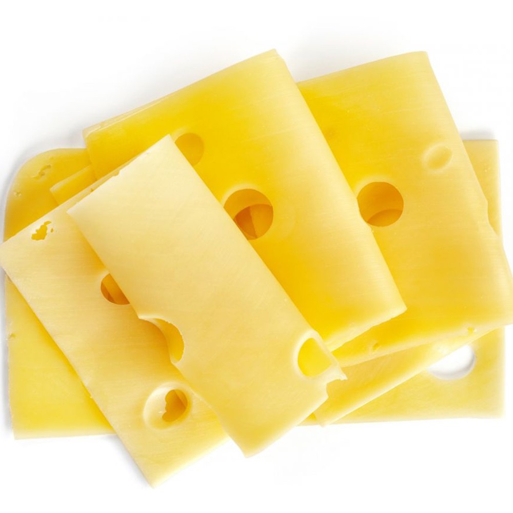 Emmental Sliced Cheese Bulk Pack Online at QB Food Singapore Best